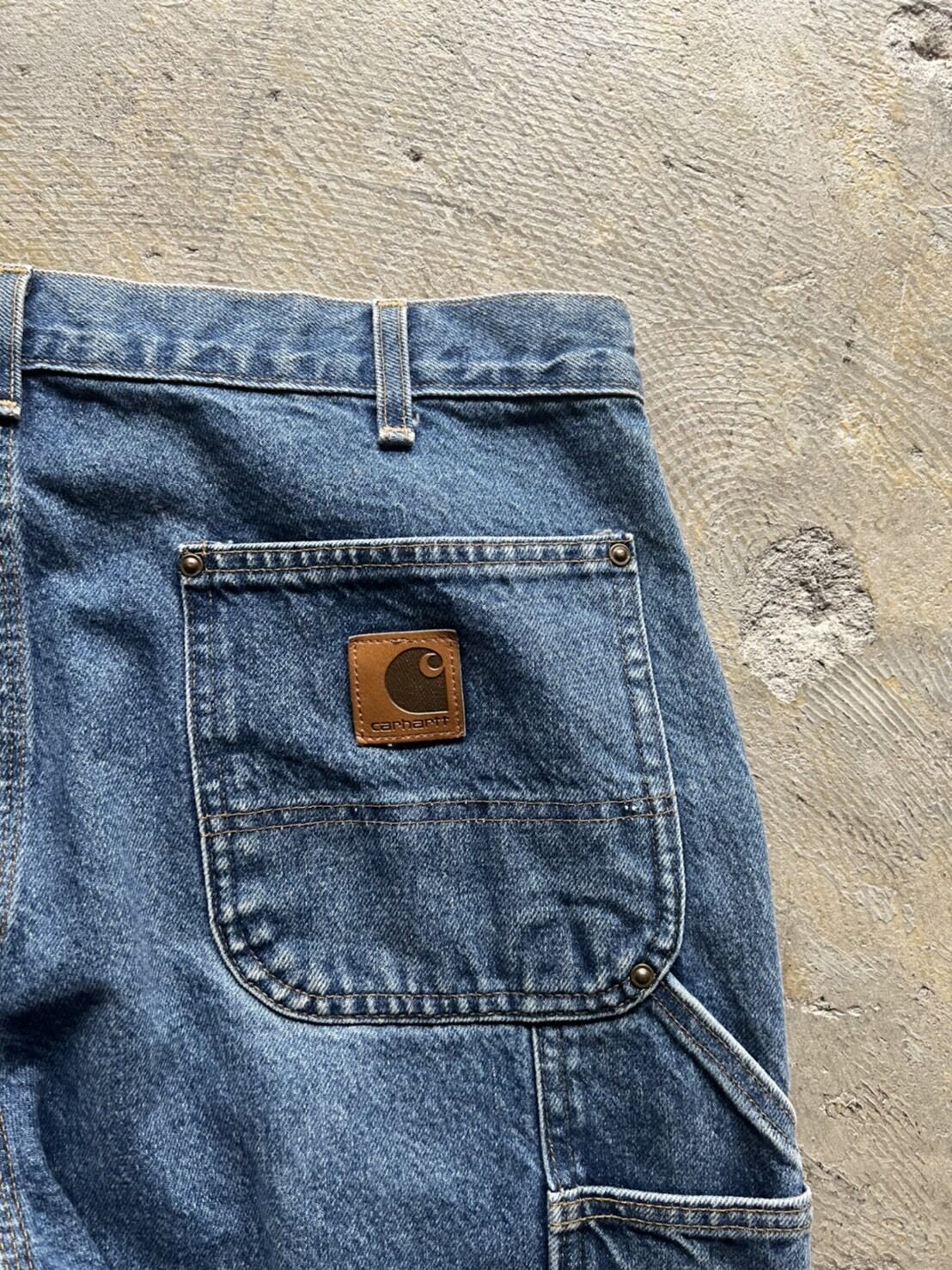 Carhartt Denim Pant 即日発送可能‼️値下げ対応行ってます‼️ Carhartt W.I.P. Double Knee Pant Denim Black Rinsed