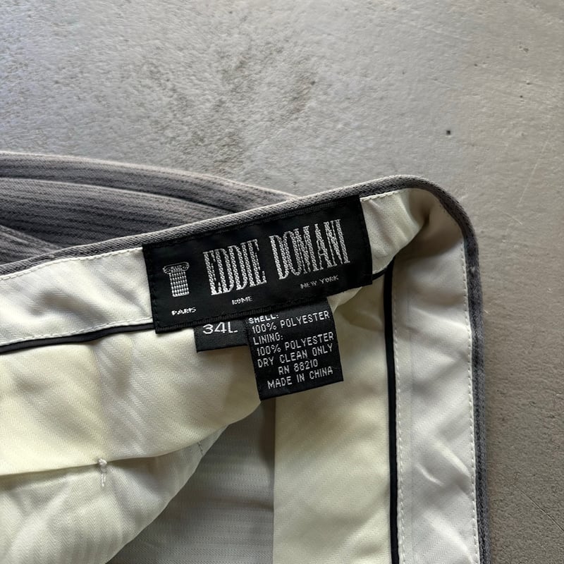 神シルエット◎ 90s~ Stripe 2 Tuck Wool Slacks 2 Pleats Wool Tropical Pants