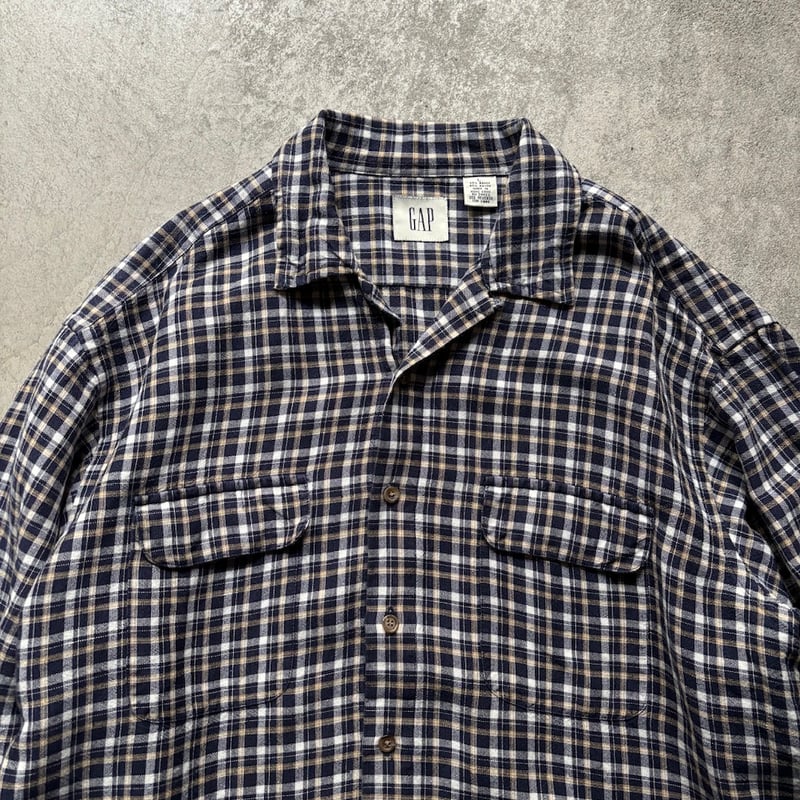 90s Gap plaid L/S shirt | sui & shara