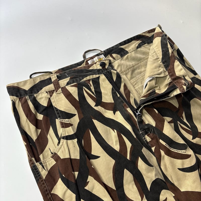 90's ASAT tribal camouflage cargo pants | sui &