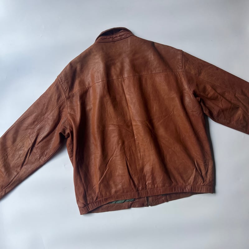 90s Ralph Lauren leather swing top | sui & shara
