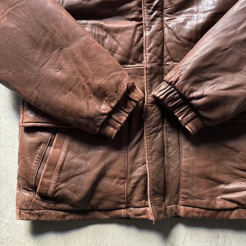 70s〜 Eddie Bauer leather down jacket | sui & shara 70s〜 Eddie Bauer leather down jacket | sui & shara