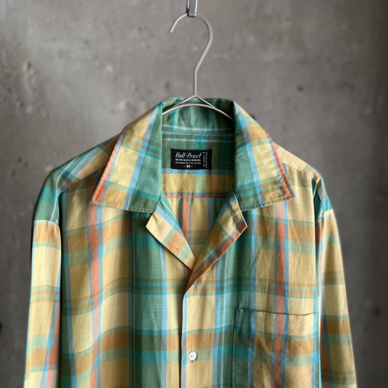 60s Hall-Prest check pattern shirt | sui & shara