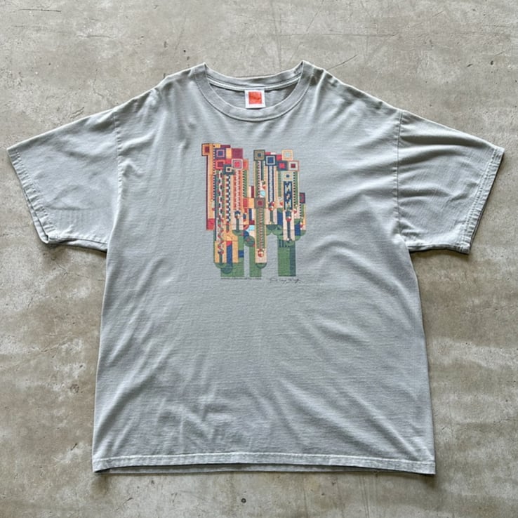 00s Frank Lloyd Wright アートプリントTシャツ XL 古着 00s Frank Lloyd Wright アートプリントTシャツ XL 古着