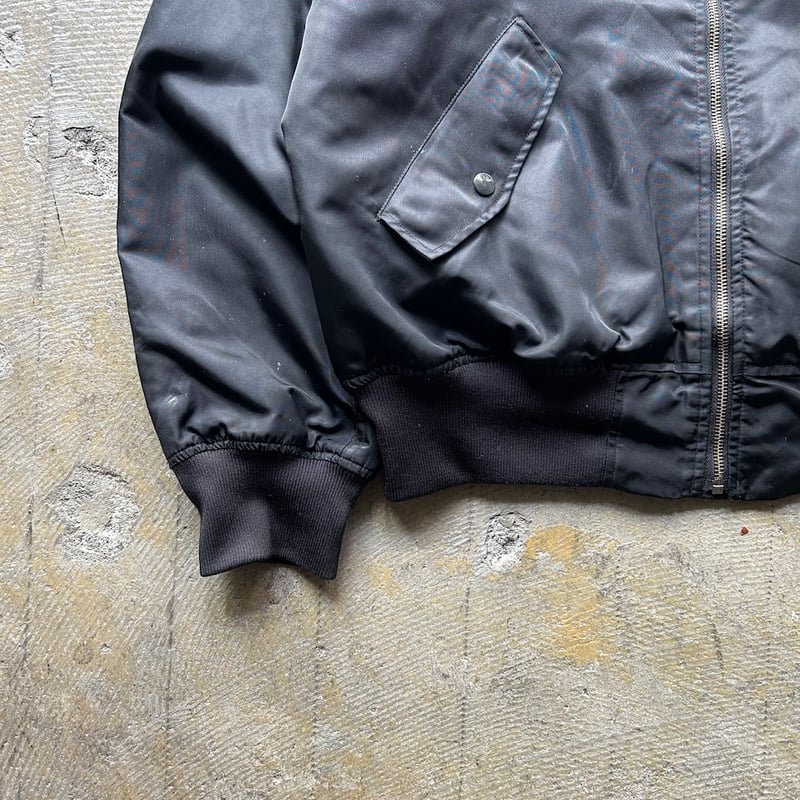90s VINTAGE MAー1 フライトジャケット ブラックネイビー 1990s DEAD STOCK ALPHA INDUSTRIES “CONCORD” MA-1 フライト