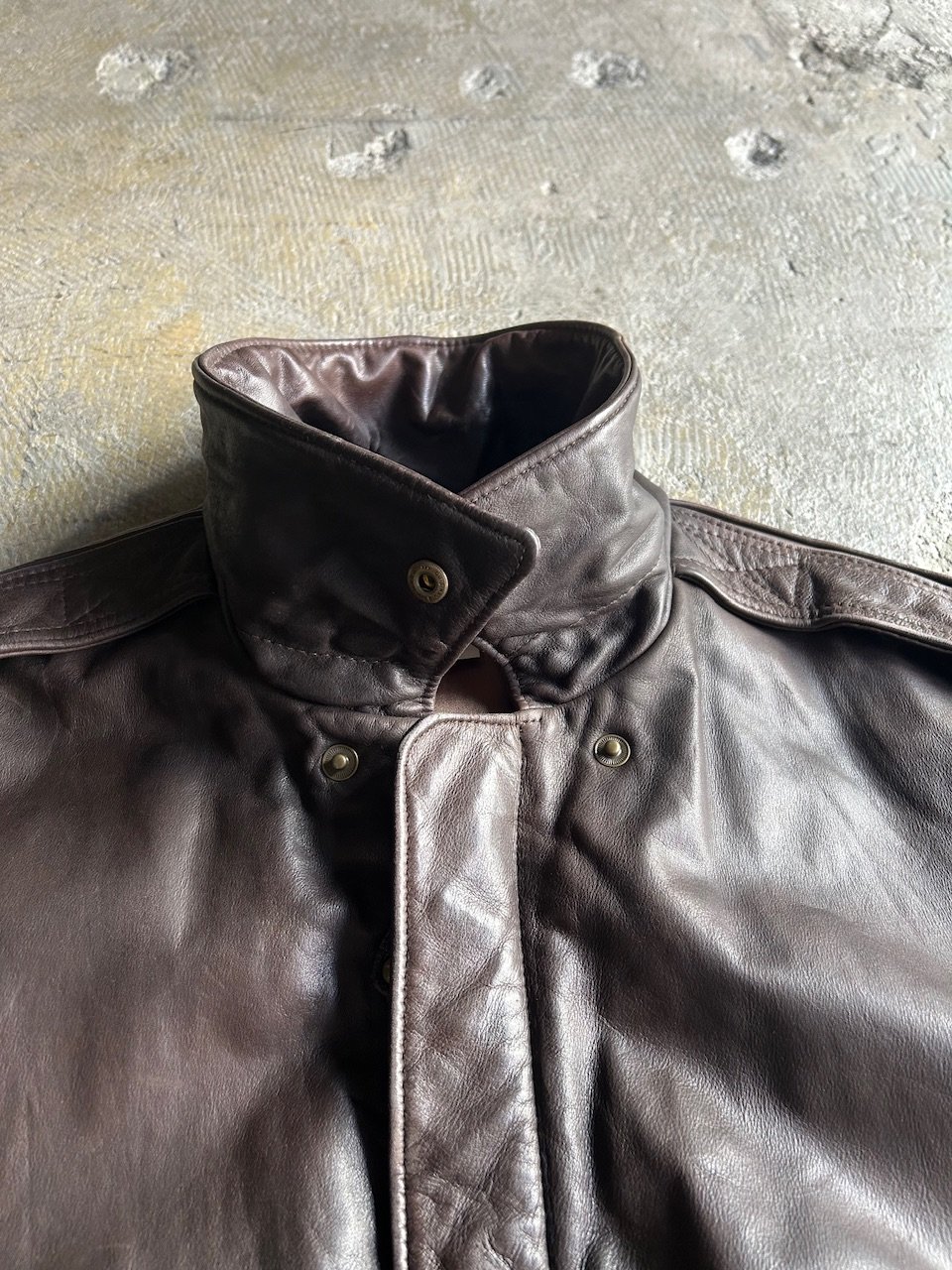 90s LANDS' END A-2 type leather jacket | sui &