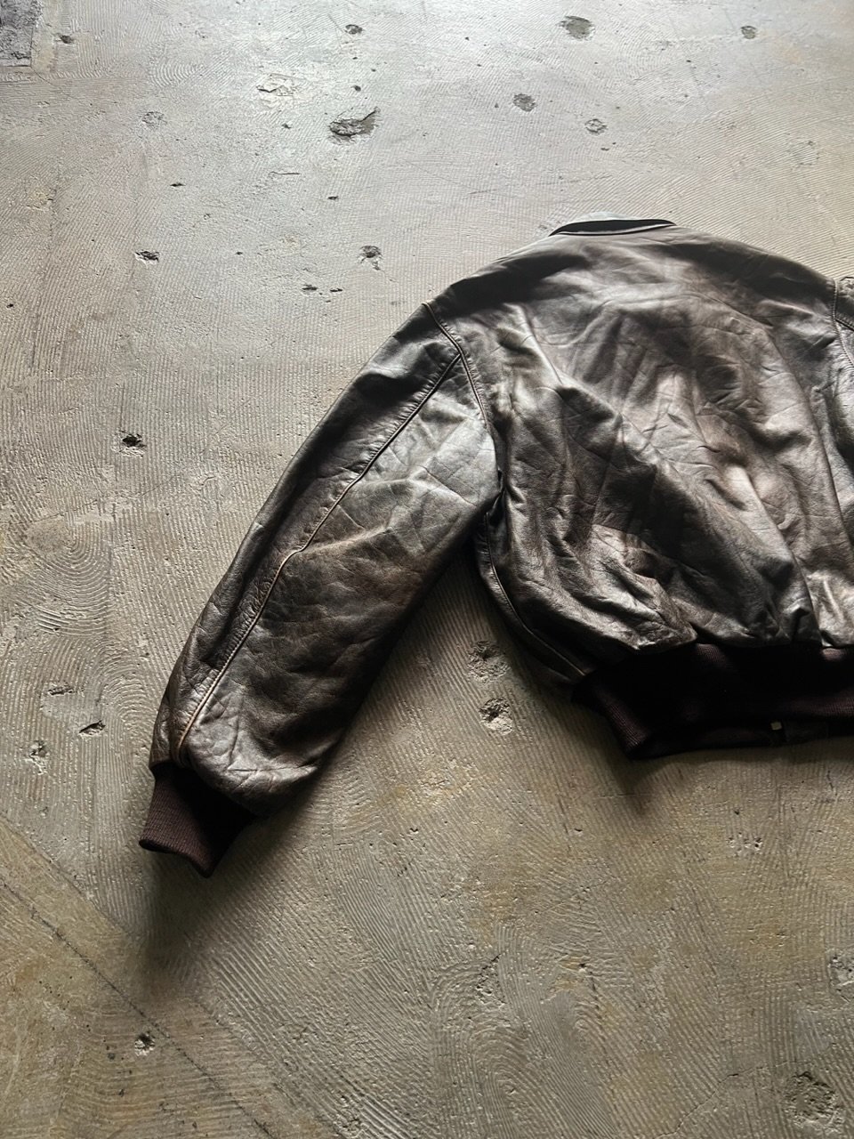 80s banana republic A-2 type flight jacket | su 80s banana republic A-2 type flight jacket | su