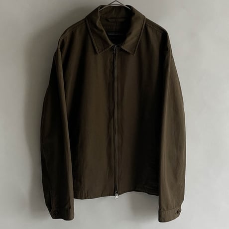 90s~ BANANA REPUBLIC "double zip"cotton jacket