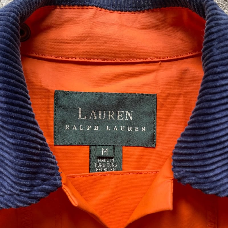 Ralph Lauren エンブレム刺繍 ２B オレンジ テーラード N954 Ralph Lauren エンブレム刺繍 2B オレンジ テーラード N954