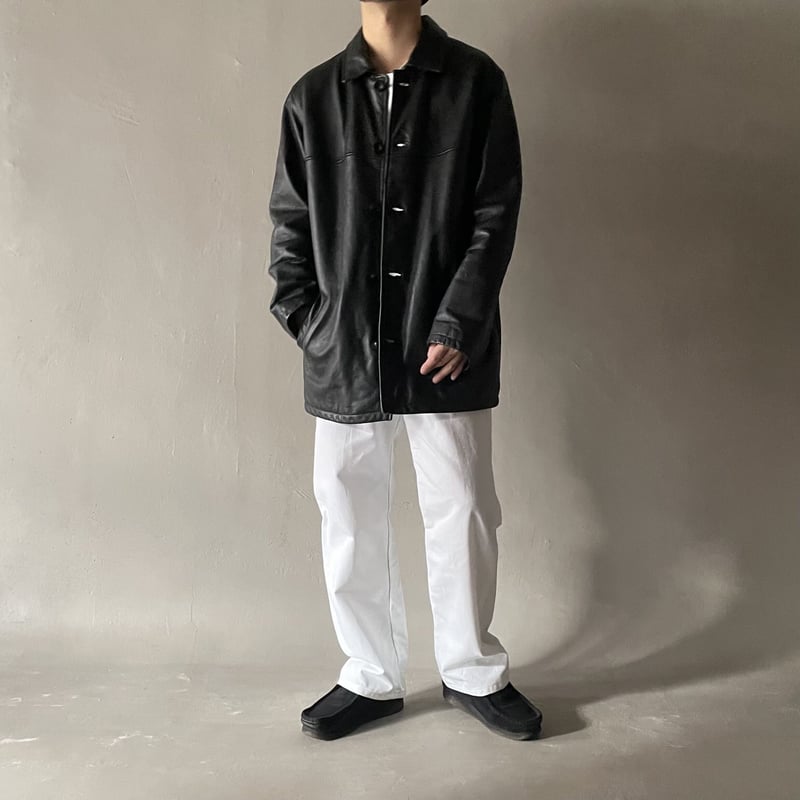 90s leather car coat | sui & shara 90s leather car coat | sui & shara