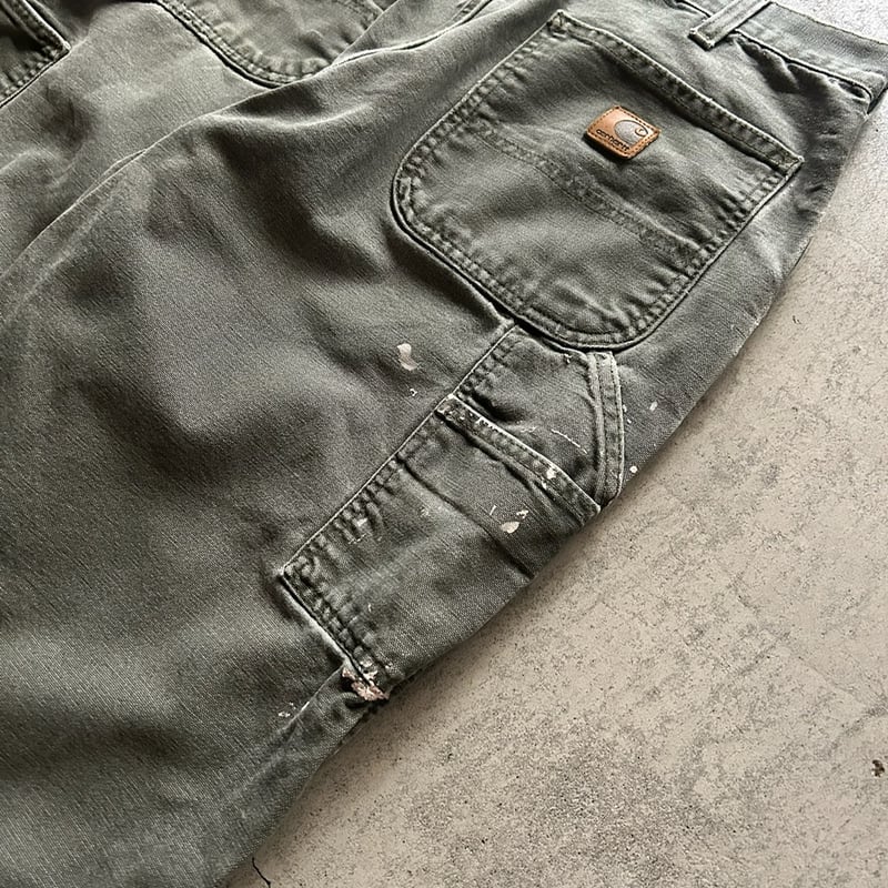 サスペンダー付き60's Carhartt DUCK PAINTER PANTS Carhartt] Vintage Duck Painter Pants [Late 1990s-] Vintage