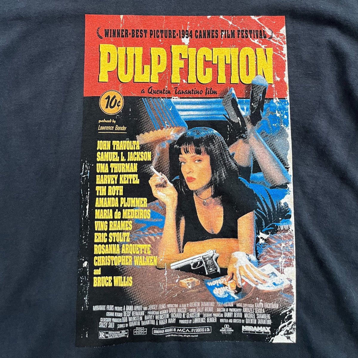 【激レア90年代製】ヴィンテージPulp Fiction ポスター 90年代 90s パルプフィクション 映画 ムービー フィルム