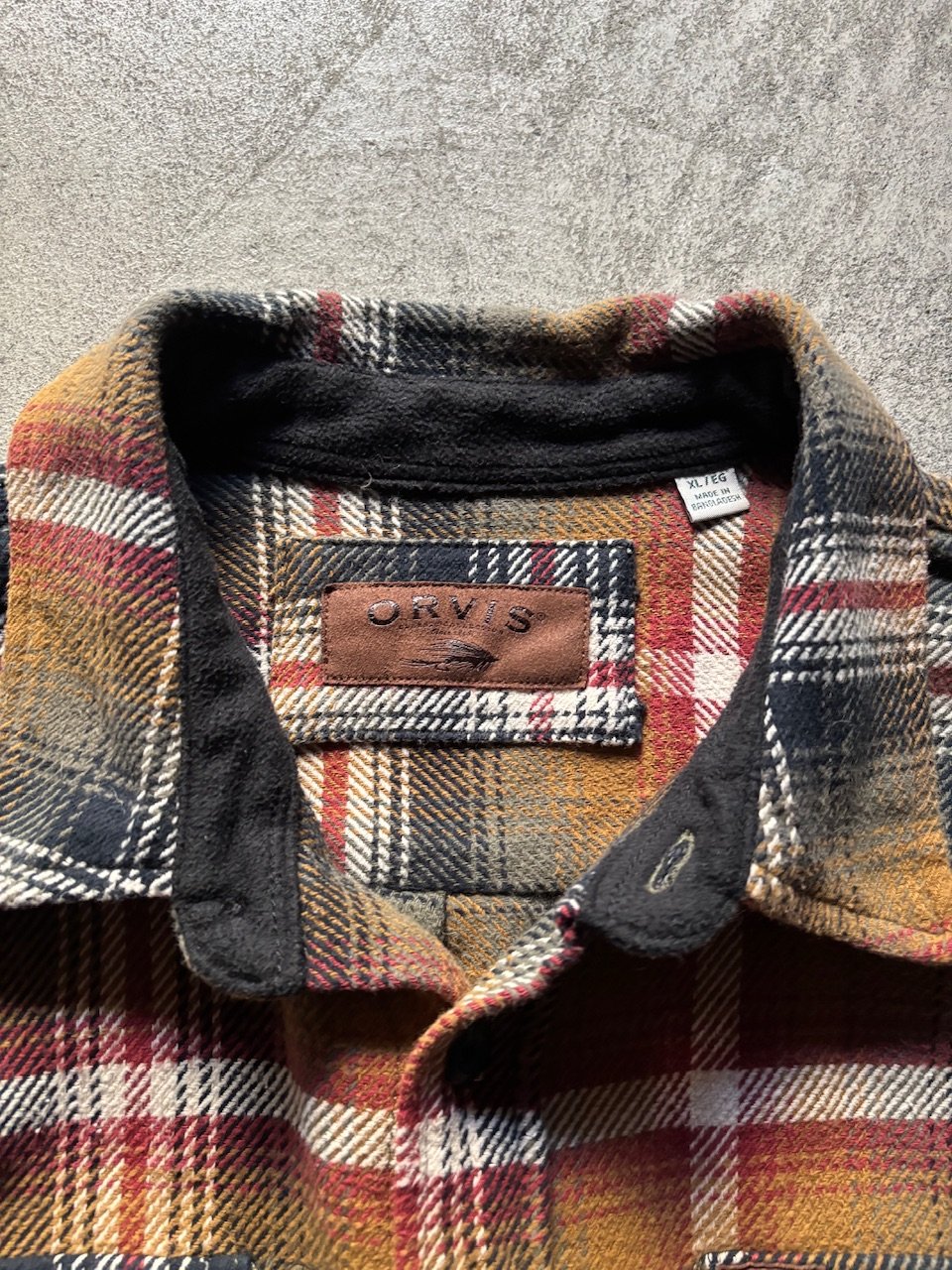 Orvis cotton pocket heavy flannel shirt | sui &