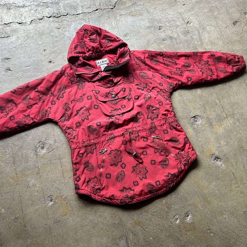 80's L.L.Bean ski pattern anorak parka | sui &