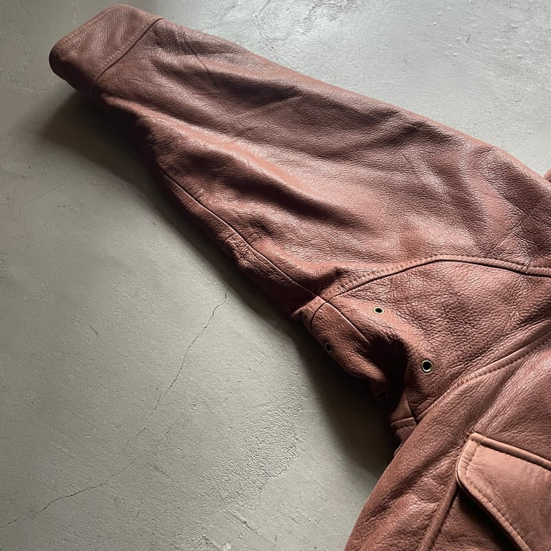 90s St John's Bay leather jacket Type A-2 | s 90s St John's Bay leather jacket Type A-2 | s
