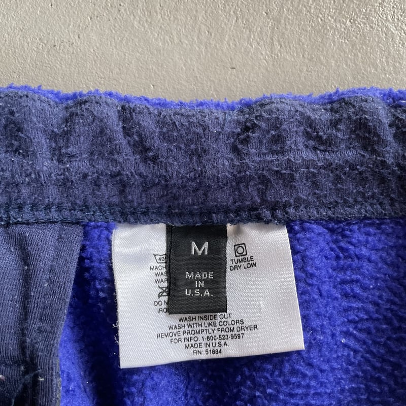 パタゴニア フリースパンツ made inUSA 80s USA製 patagoniaパタゴニア フリースパンツ 青 M