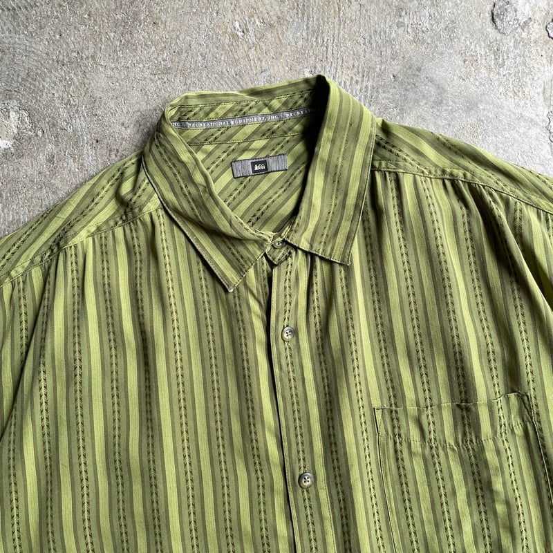 00s REI stripe rayon shirt | sui & shara
