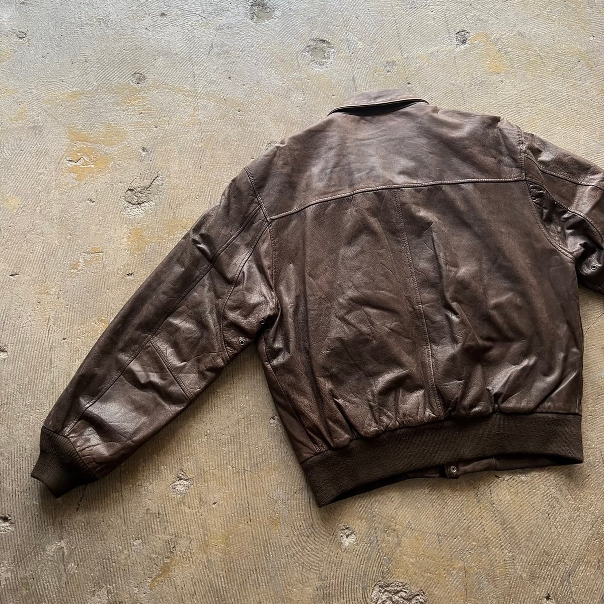 90s Mirage Classics A-2 type leather jacket | s