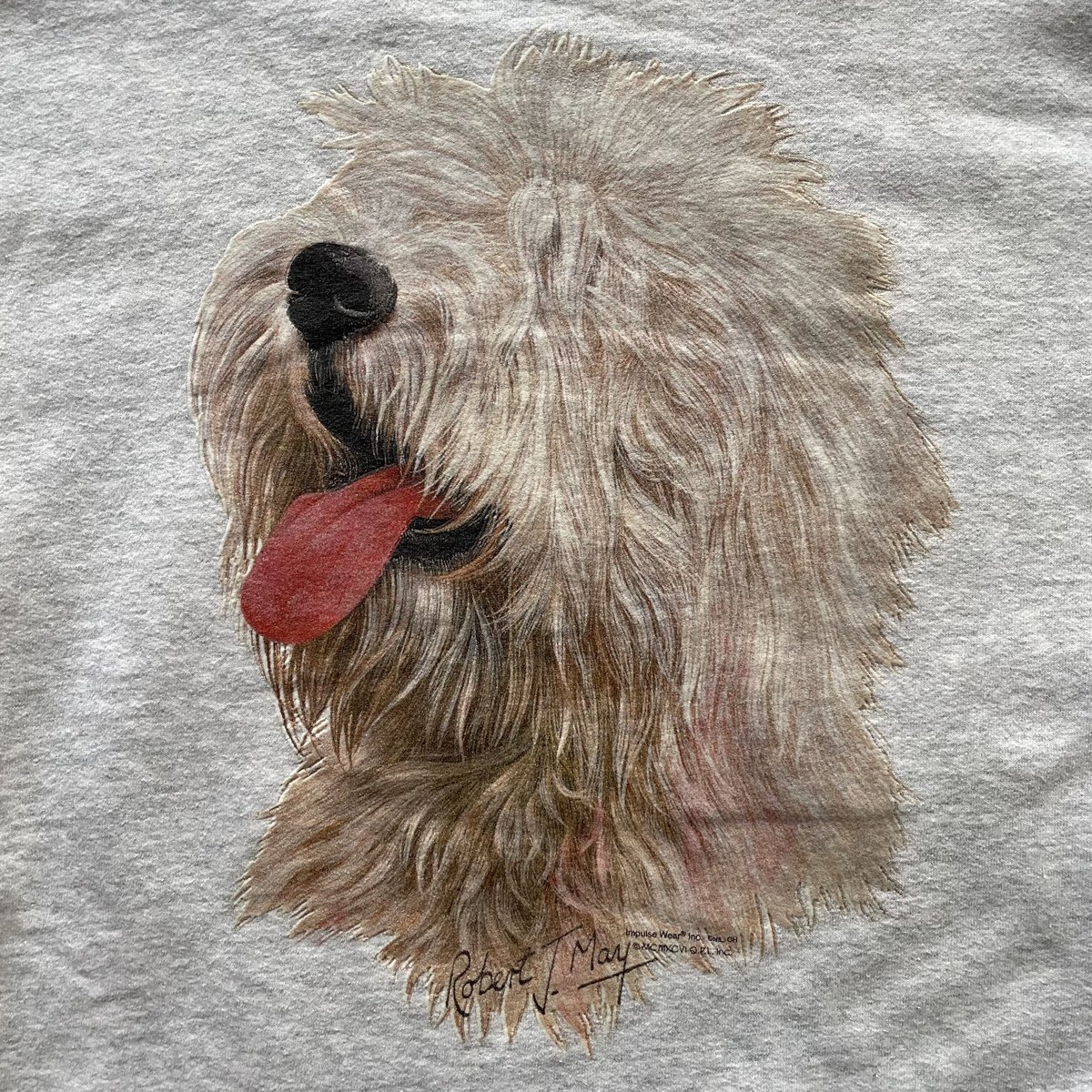 90s〜 Robert J.May dog print sweat shirt | sui &