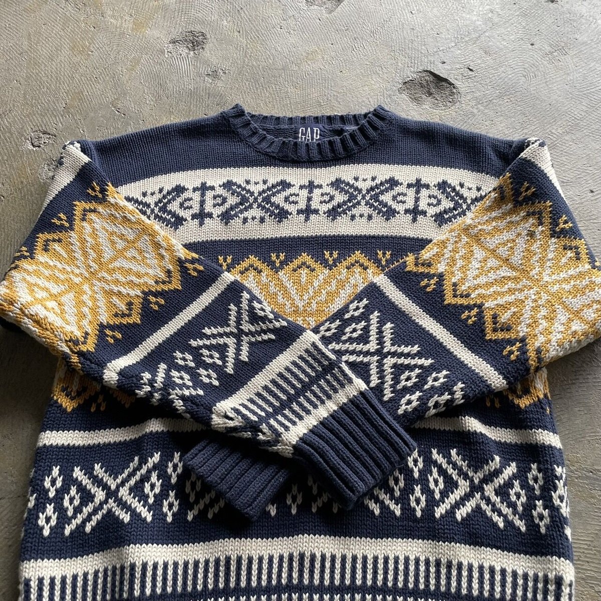 old gap total pattern cotton knit | sui & shara old gap total pattern cotton knit | sui & shara