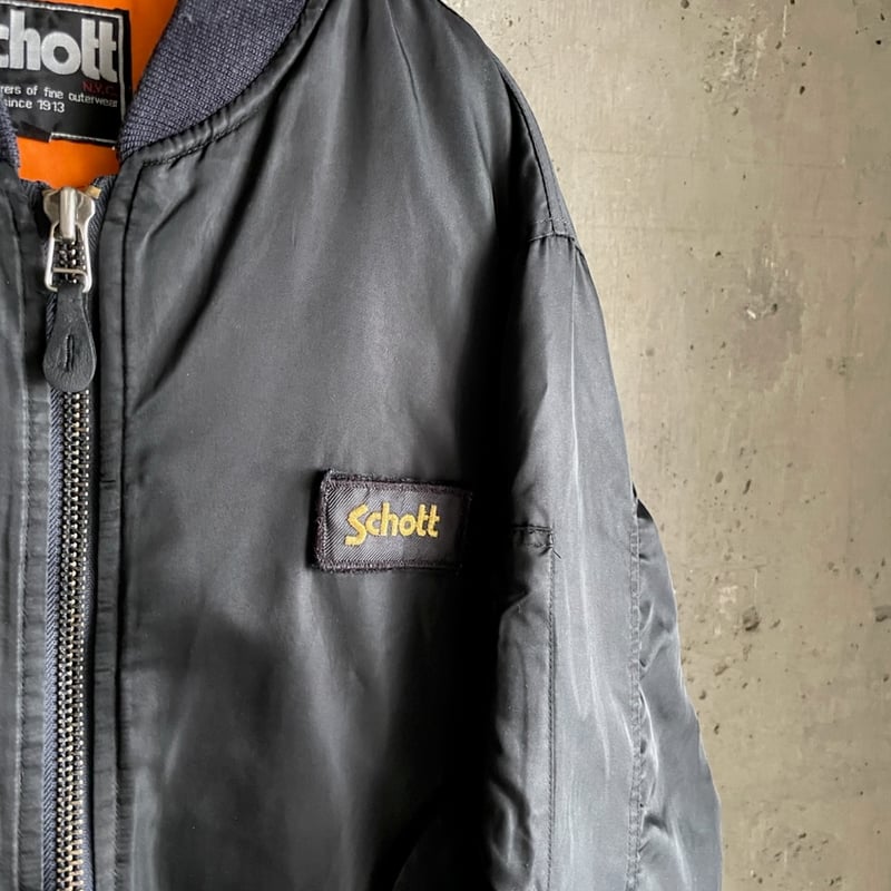 90s schott MA-1 flight jacket | sui & shara 90s schott MA-1 flight jacket | sui & shara
