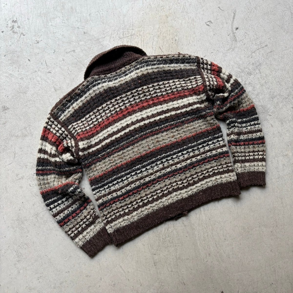 90s Paris sport club zip-up knit jacket | sui &