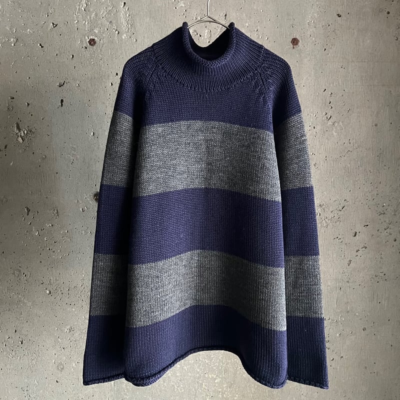 90s J.crew roll neck border wool knit | sui & s 90s J.crew roll neck border wool knit | sui & s