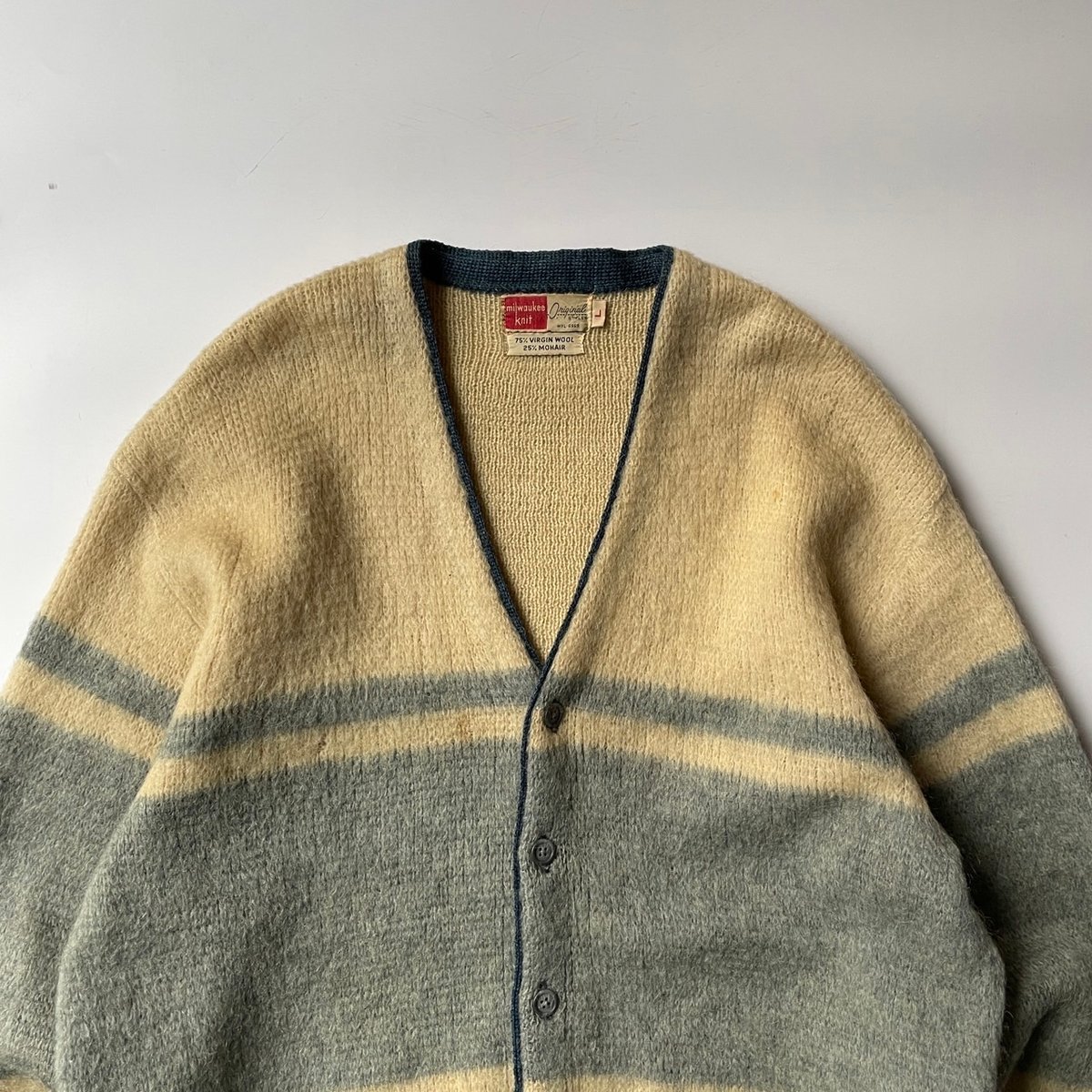60s 激レア 希少 ビンテージ milwaukee knit M カーディガン 【公式通販】