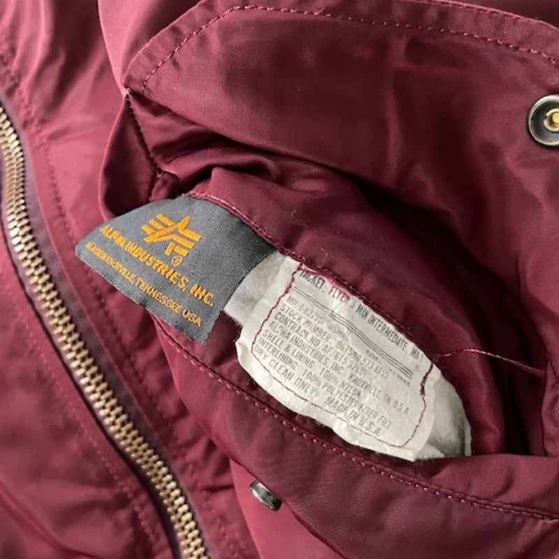 Alpha MA-1 flight jacket ″burgundy” | sui & shara Alpha MA-1 flight jacket ″burgundy” | sui & shara