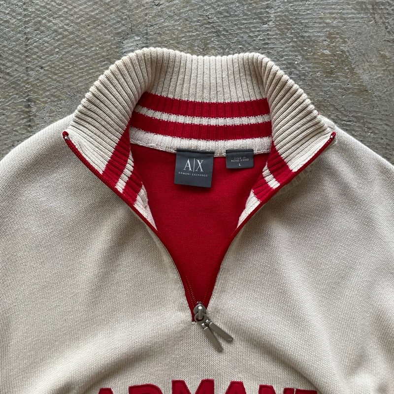 トップス EMPORIO ARMANI archive knit archive ARMANI EXCHANGE 両サイドzip Knit