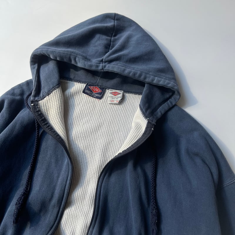 90s BIG YANK double face sweat zip hoodie | su