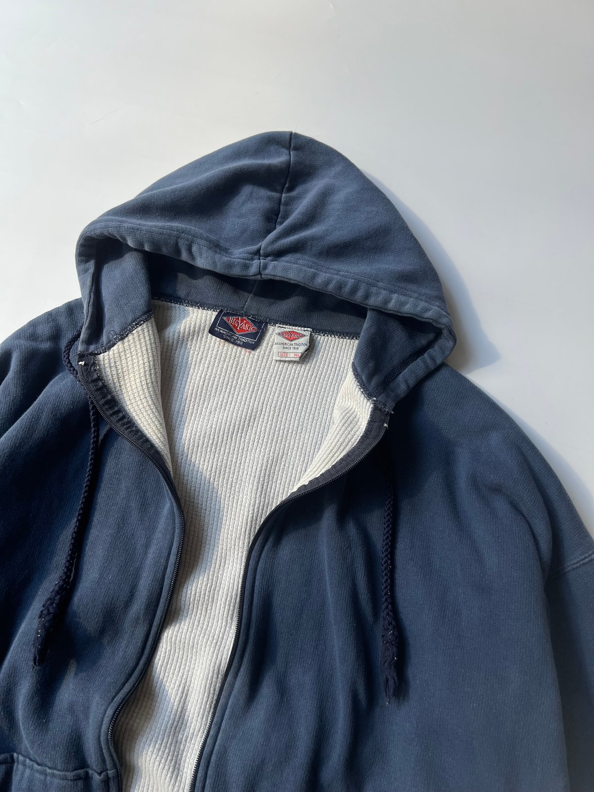90s BIG YANK double face sweat zip hoodie | su