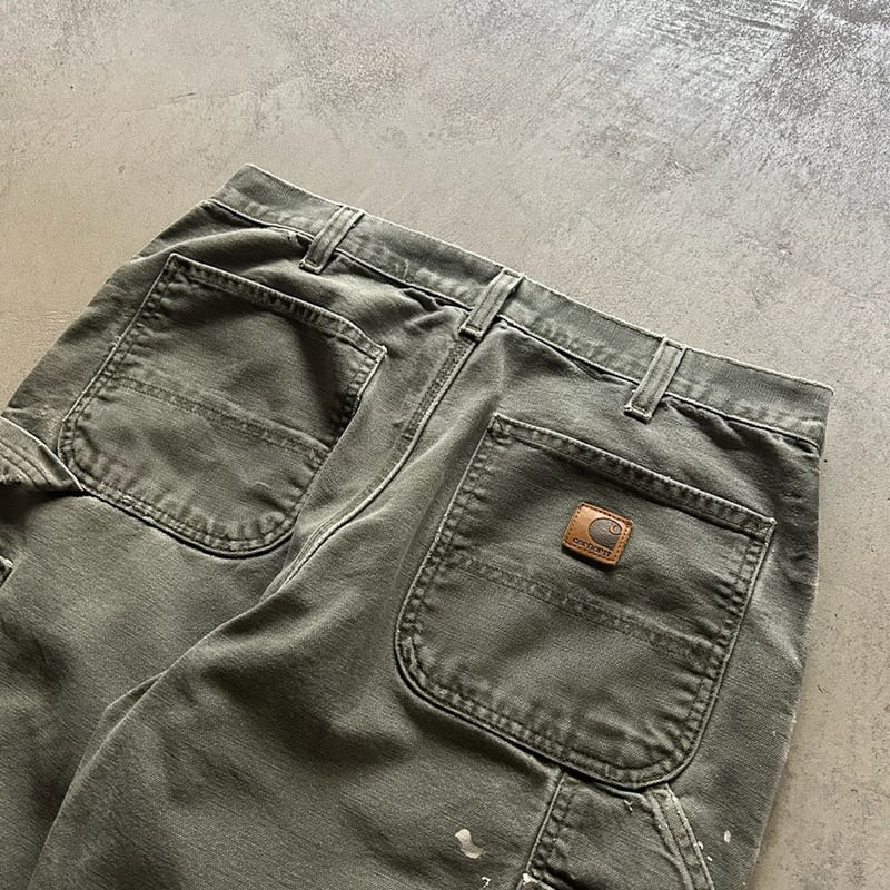サスペンダー付き60's Carhartt DUCK PAINTER PANTS Carhartt] Vintage Duck Painter Pants [Late 1990s-] Vintage
