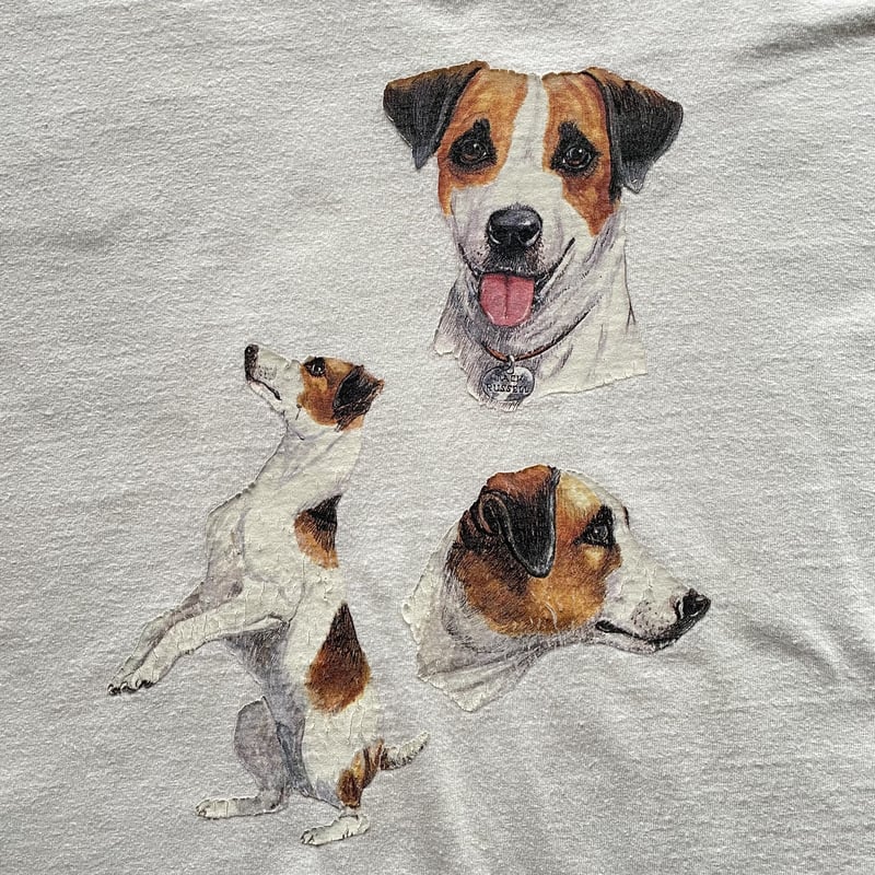 90s~ Jack Russell Terrier dog print tee | sui &