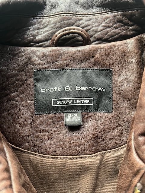 90s Croft&Barrow leather jacket | sui & shara 90s Croft&Barrow leather jacket | sui & shara