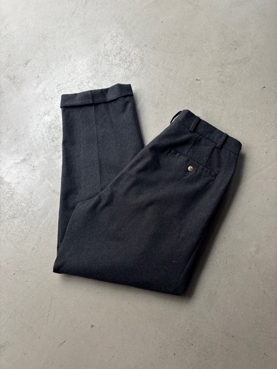 90s Structure 2tuck wool slacks | sui & shara