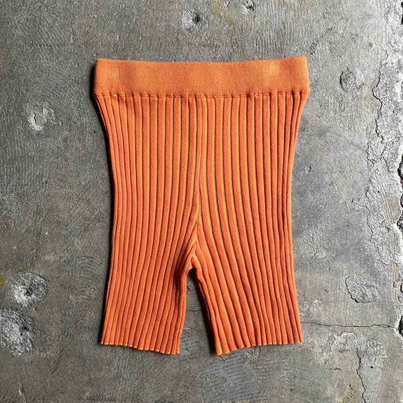 Rib knit biker shorts | sui & shara
