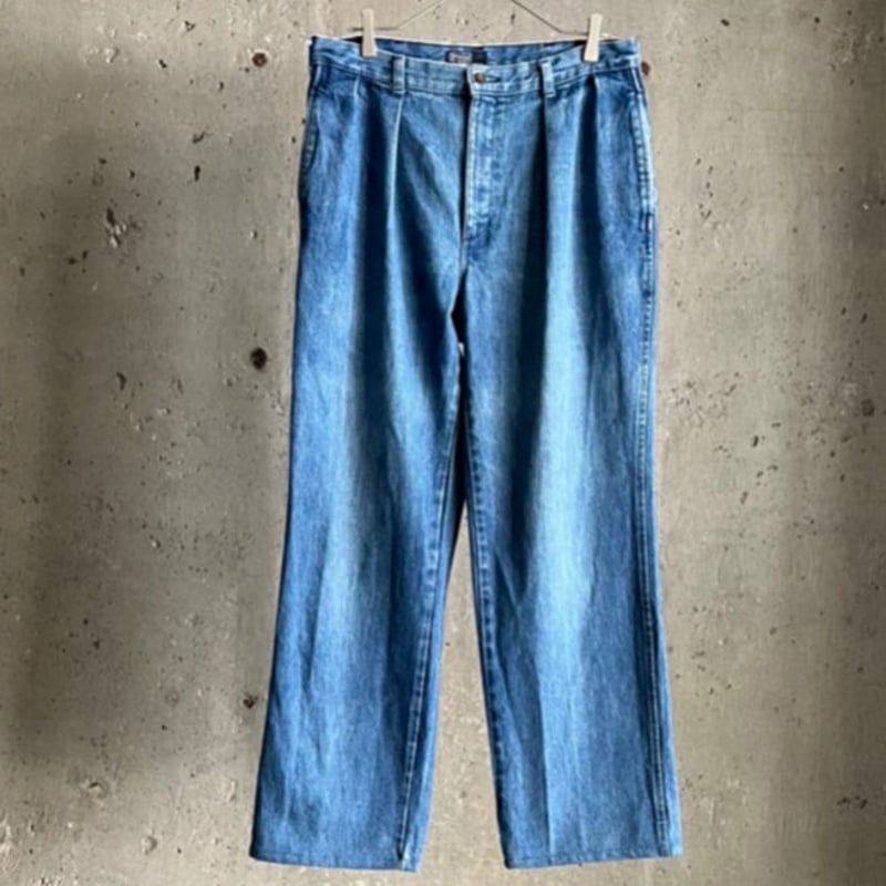 80s Ralph Lauren 2tuck denim slacks Made in USA 80s Ralph Lauren 2tuck denim slacks Made in USA