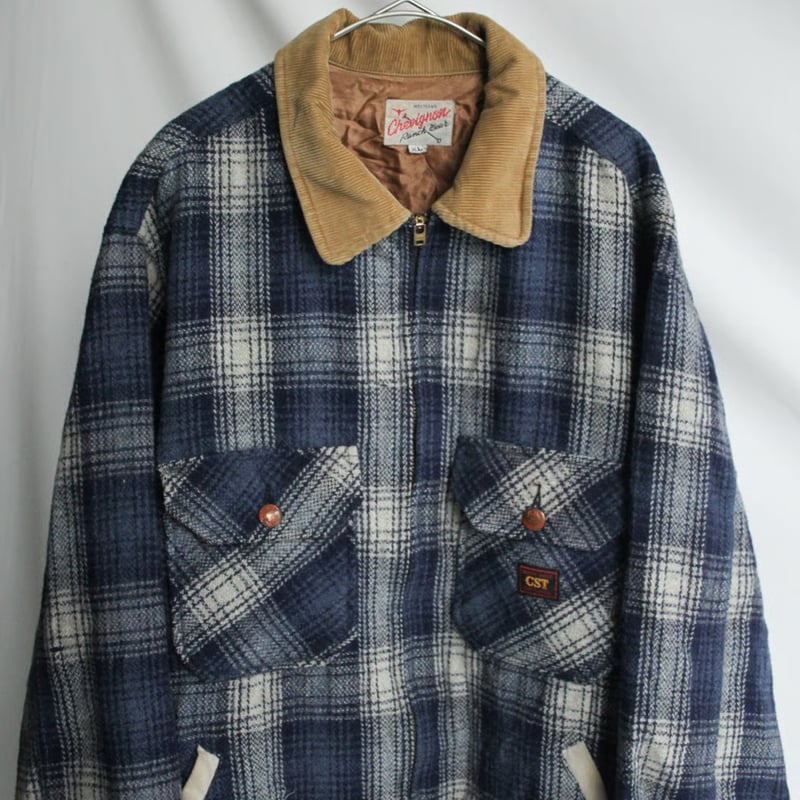 80s~ Plaid pattern zip up jacket | sui & shara