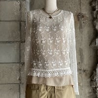 Botanical lace tops