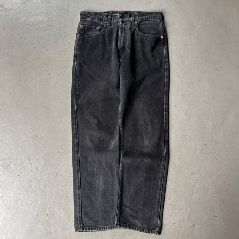 90年代 リーバイス デニムパンツ（1998 Levi’s 505 black denim pants）