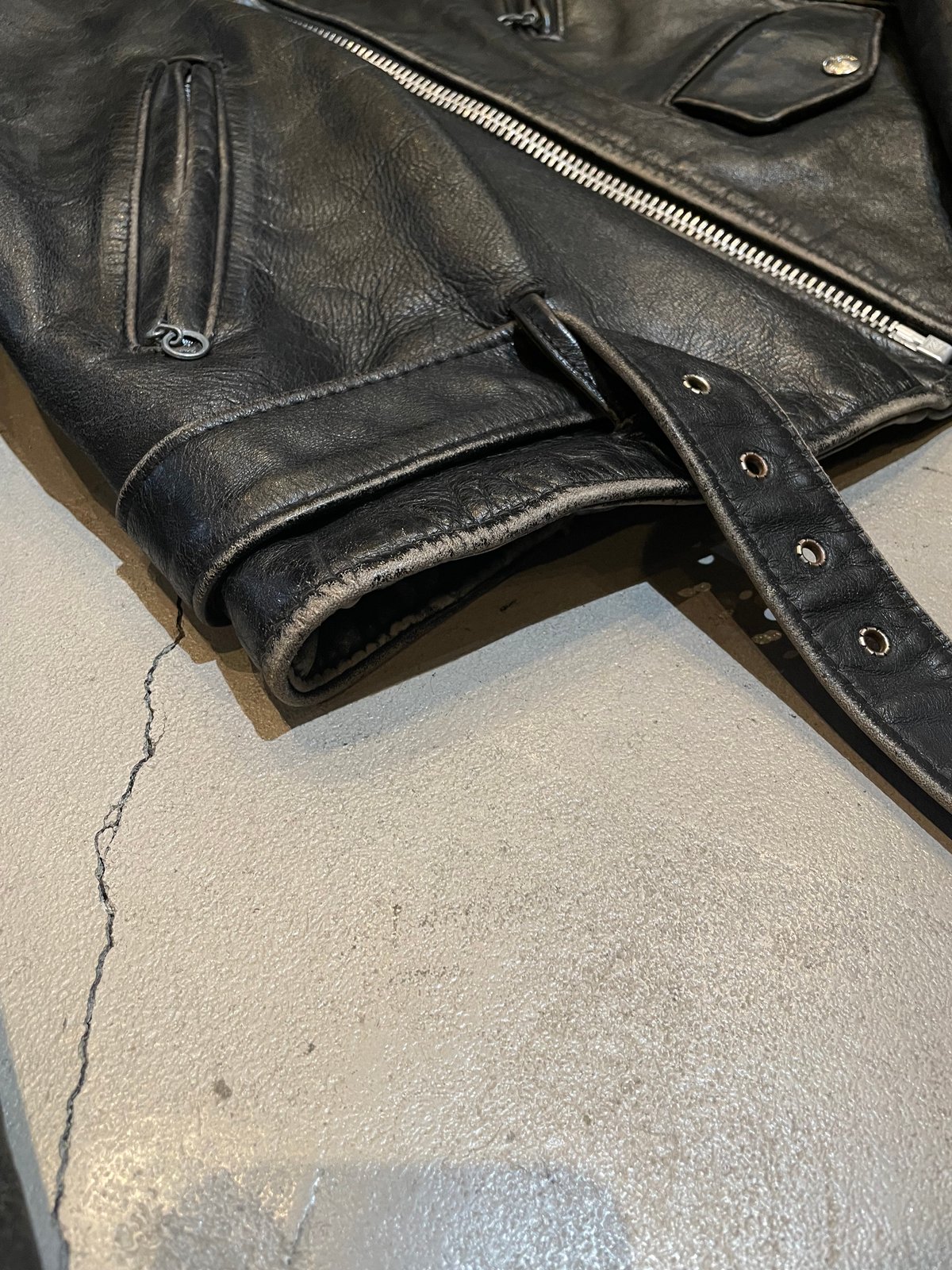 キ*ウ様 schott ダブルライダース サイズ34 チャック破損（着用可能、閉 キ*ウ様 schott ダブルライダース サイズ34 チャック破損（着用