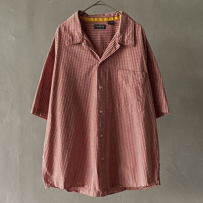 90s~ Levis silver tab gingham check cotton shir