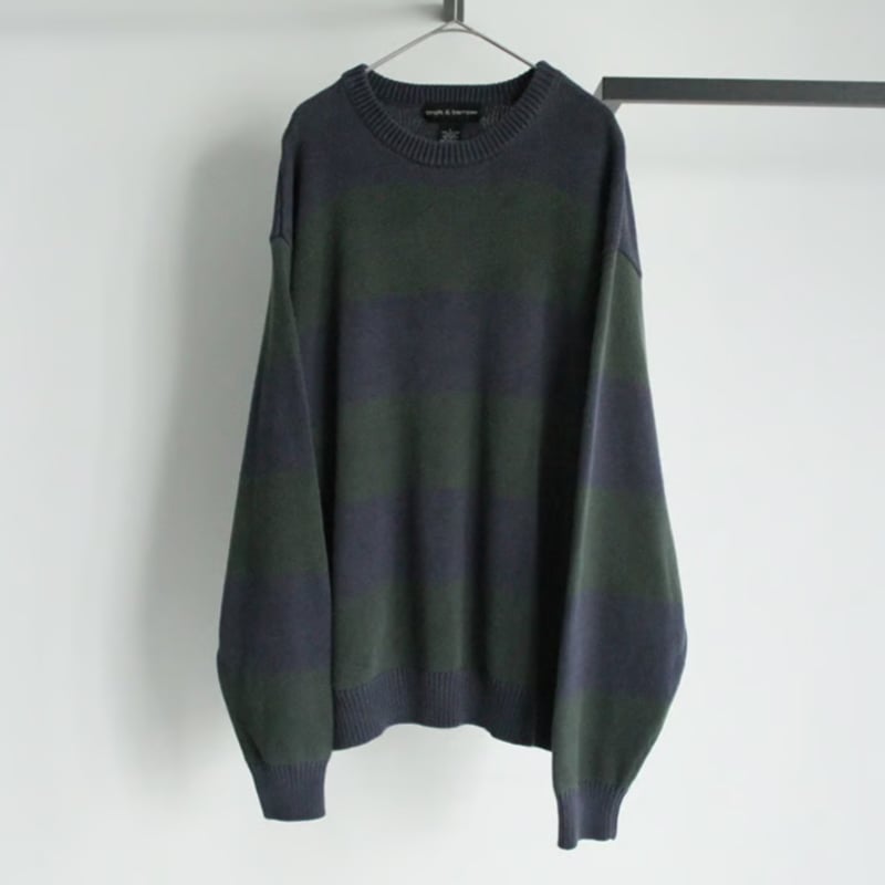 90s Croft & barrow stripe pattern cotton knit s