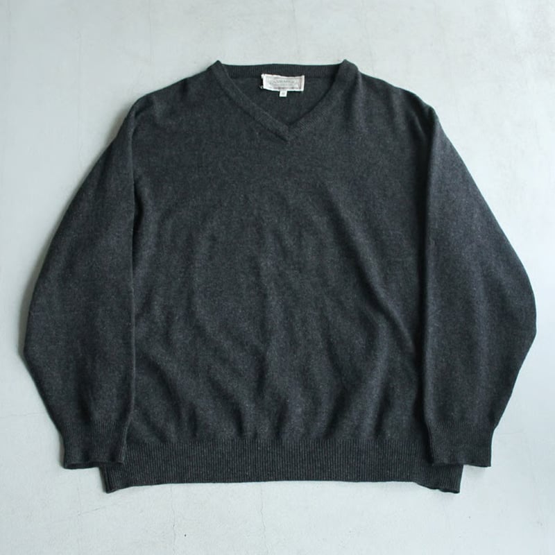 90s~ cashmere v-neck knit sweater | sui & shara