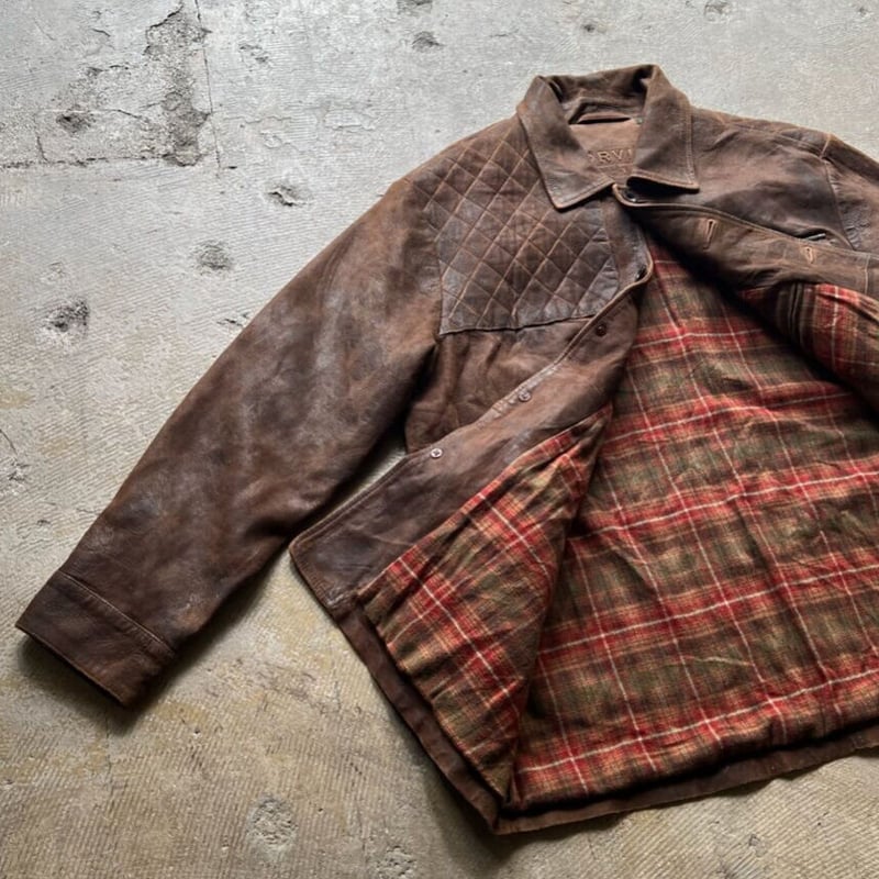 90s~ ORVIS hunting leather jacket | sui & shara