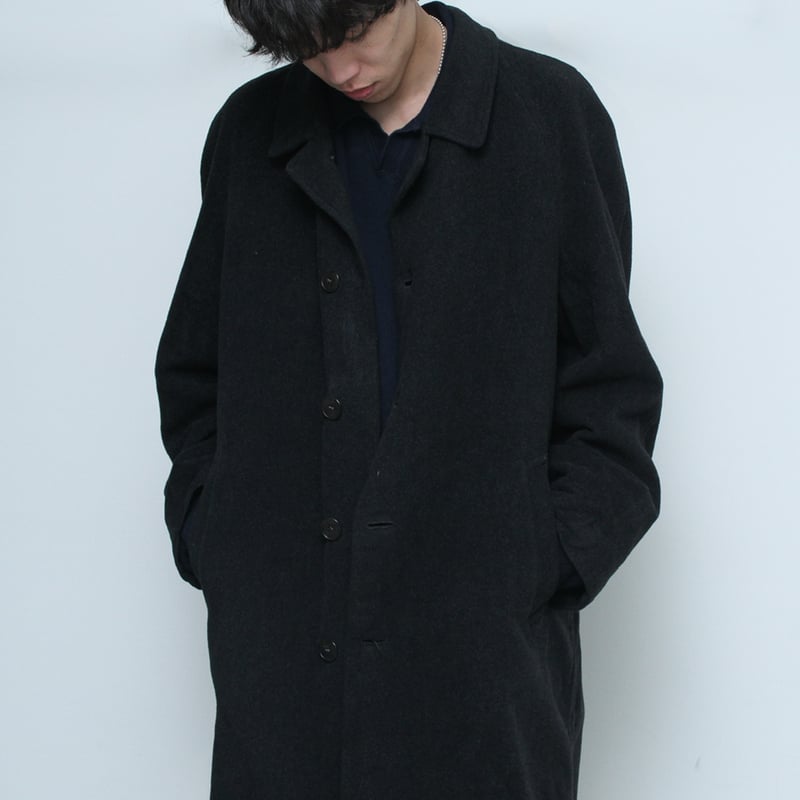 90s Melton wool balmacaan coat | sui & shara
