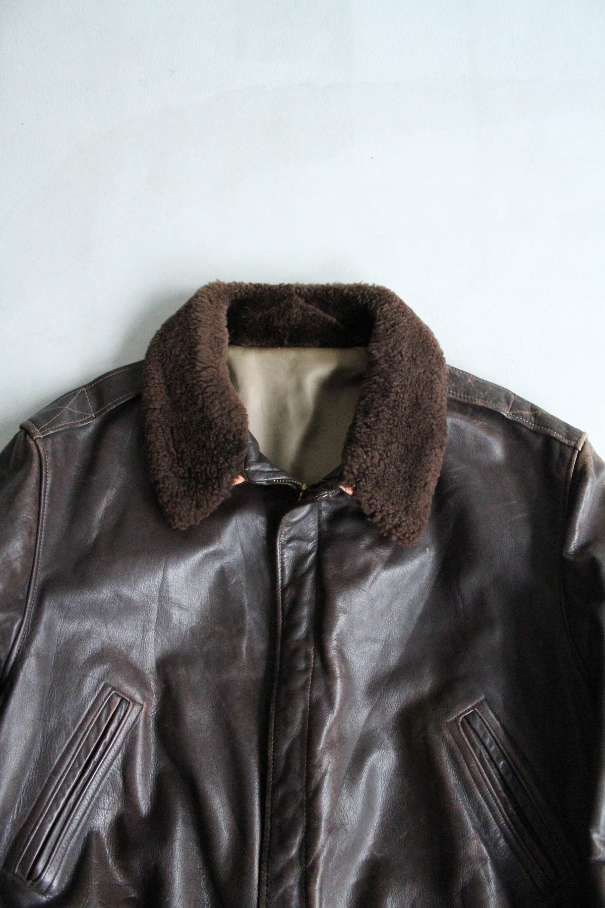 フォロー割tk.soccer　90s ハーレー G-1 フライトジャケット 90s G-1 flight jacket type leather jacket | su