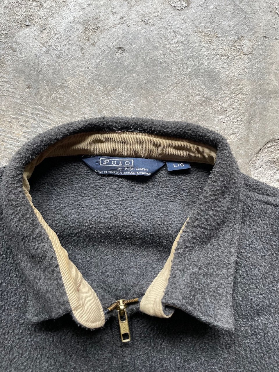 80s Ralph Lauren fleece swing top | sui & shara