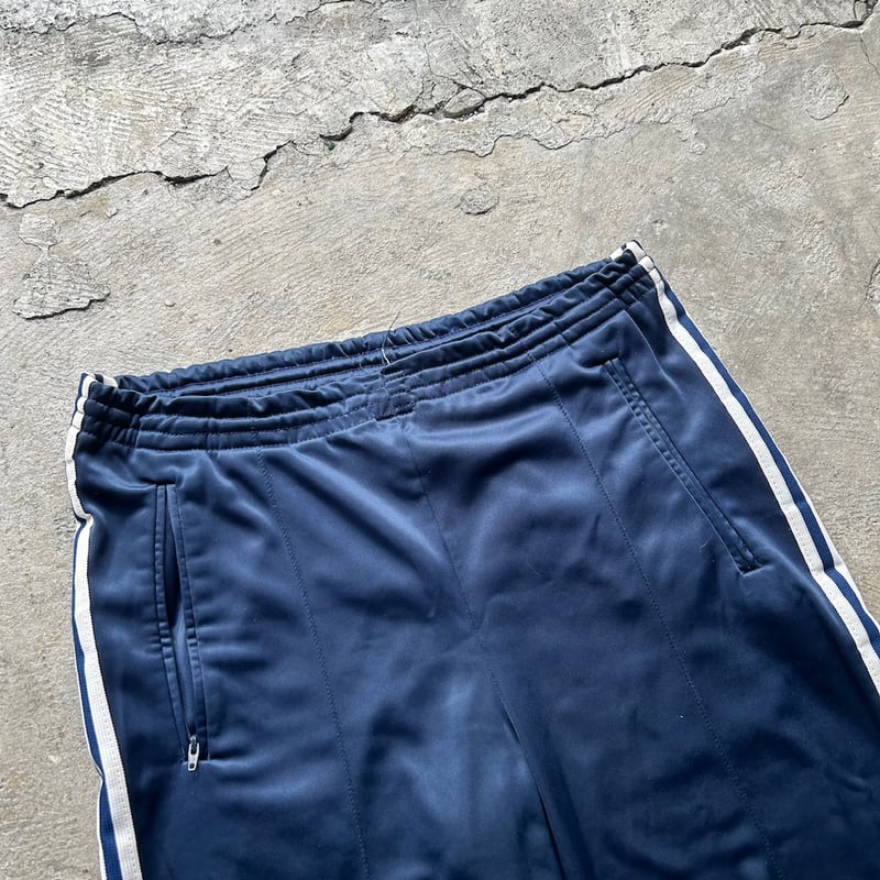 古着 80s アディダス ATP トラックパンツ ネイビー ホワイト 白 紺 ④ 80s Adidas ATP track pants | sui & shara